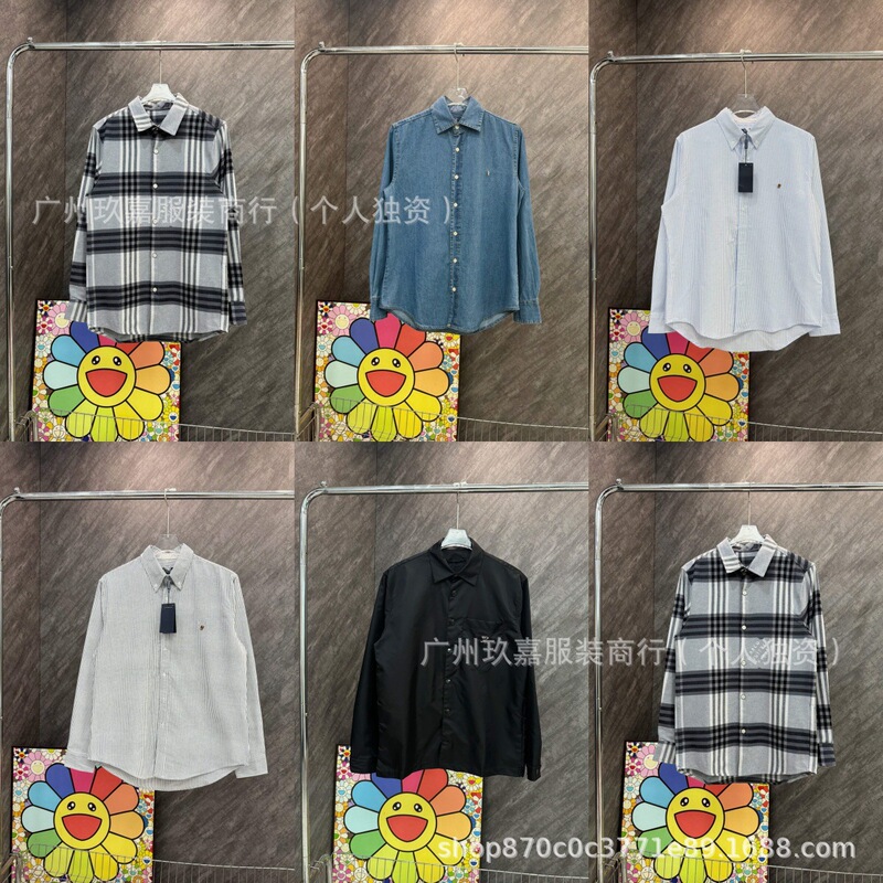 Cross-Border. Correct Version. Donkey House. Little Pony House, Pujia Autumn and Winter Long Sleeve Shirt High Version. 25 New Style