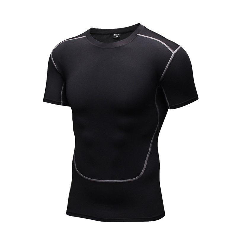 chaleco deportivo de mangas cortas y largas de baloncesto apretado de hombre base deportiva de secado rápido transpiración entrenamiento de fitness ropa de entrenamiento