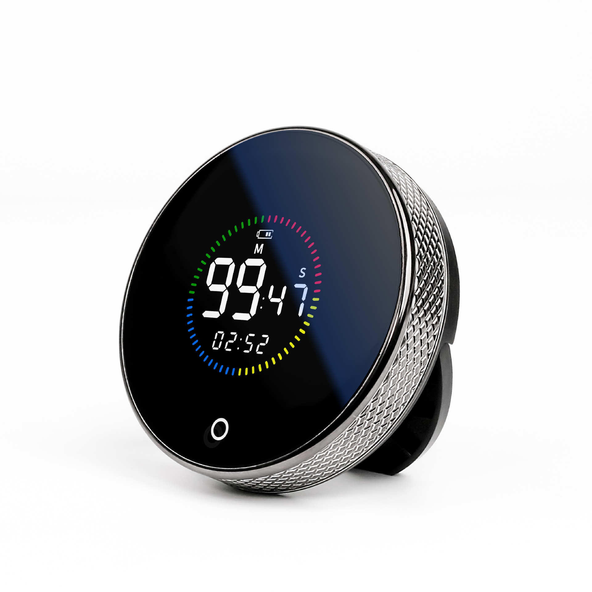 亚马逊自律旋转计时器充电VR彩屏时间定时厨房倒计时提醒磁吸支架