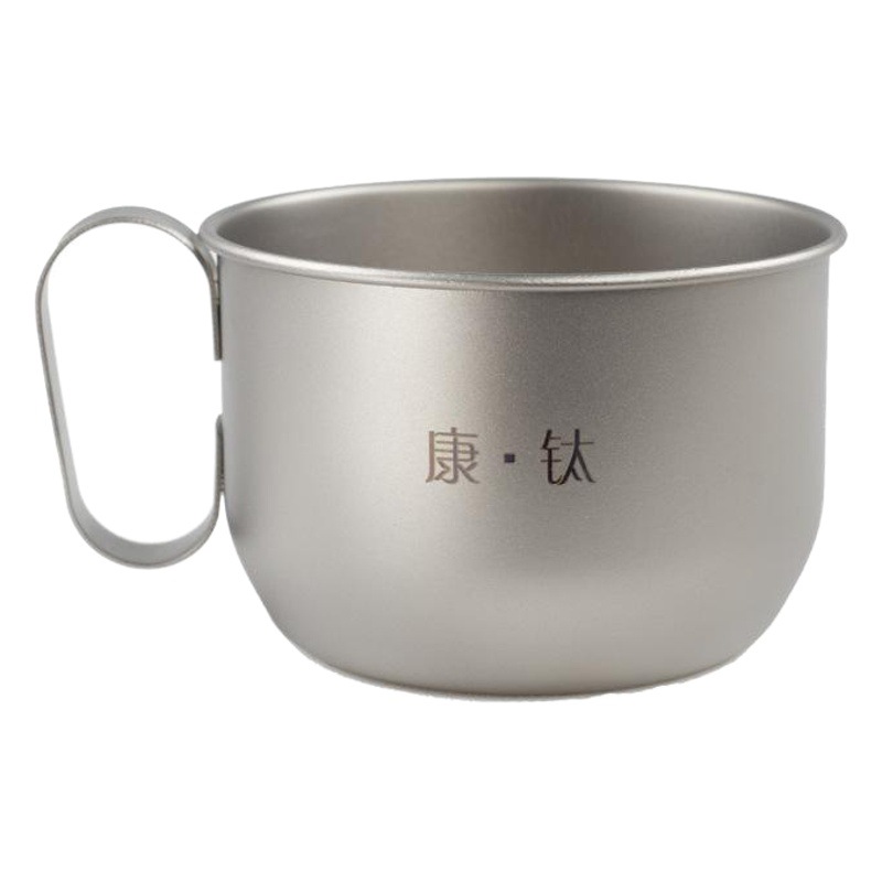 Kangti titanio puro taza de café Oficina de camping deportes taza de titanio puro taza de agua no se oxida saludable taza de titanio puro