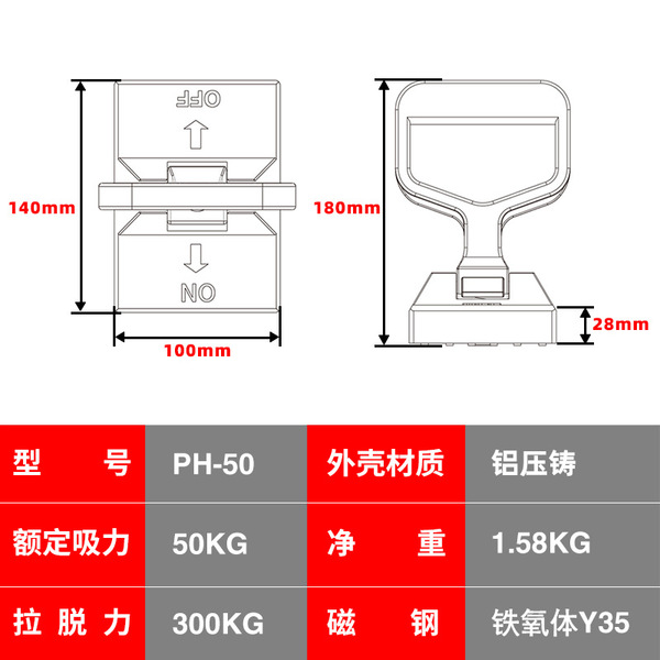 Portable magnetic jack