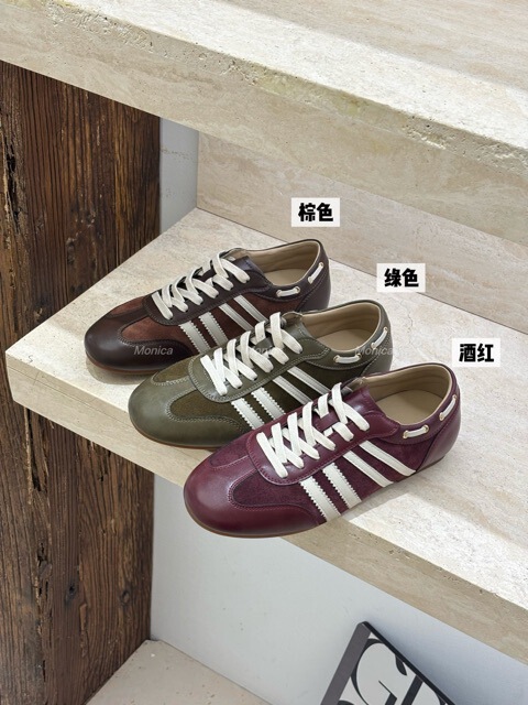 Monica2026 Genuine Leather Popular German Training Shoes for Women, Flat, Lightweight, Comfortable, Sporty Casual Forrest Gump Shoes 6351-20 Monica2026 Genuine Leather Popular German Training Shoes for Women, Flat, Lightweight, Comfortable, Sporty Casual Forrest Gump Shoes 6351-20