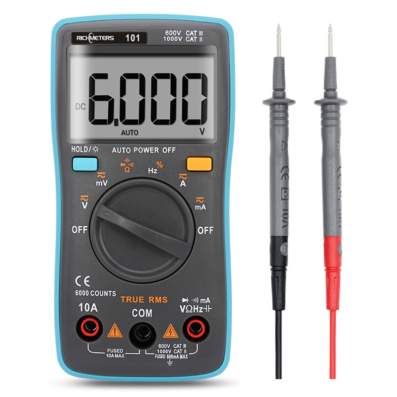 RM101 Digital Multimeter 6000 Counts