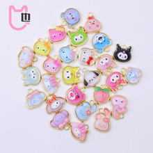 卡通人物镶嵌亚克力kt猫库洛米diy手链耳饰项链合金饰品配件