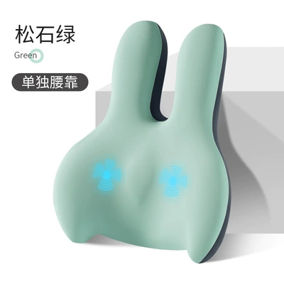 seat cushion, waist pillow set – Masaj avadanlığı - upgraded-massage-model-single-lumbar-support-turquoise-green