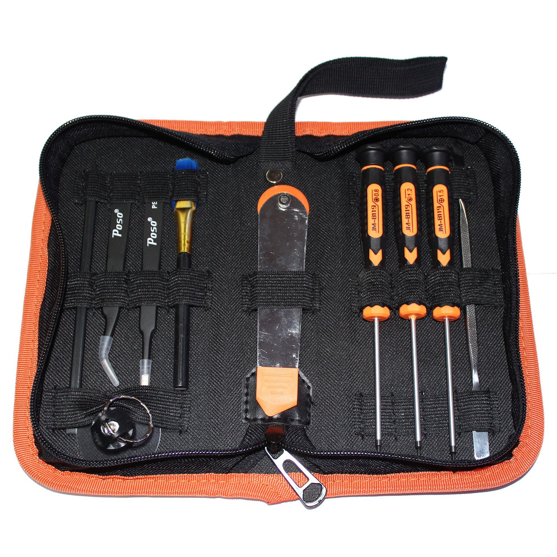 POSO ps-i08 10合1 拆手机五金工具组合螺丝刀套装 螺丝批工具包