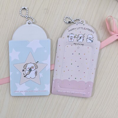Оригинал Three Puppy Good Friends Series Card Clip Carp Set набор карт маленькой карты звезда Chaser