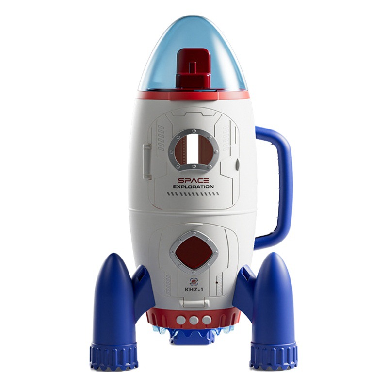 Ciencia y educación de los niños cohete espacial juguete modelo niño astronauta nave espacial traje regalo cumpleaños