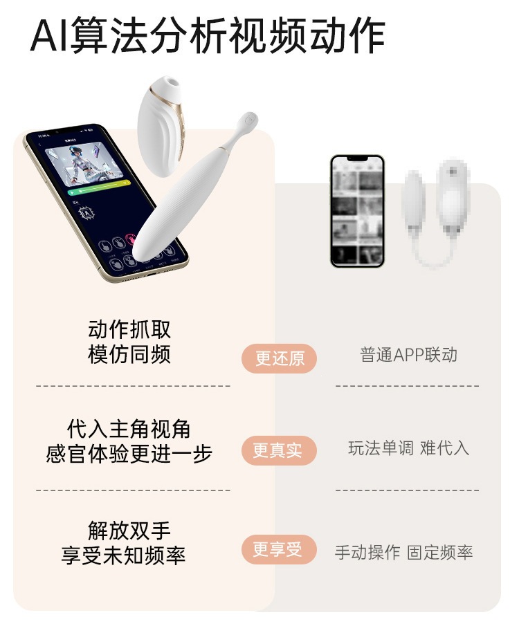 Mystery White Joy Wearable Vibrating Egg with Smart Dual Control and 10 Vibration Modes — detail image 11