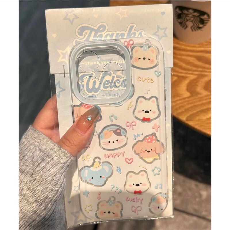 Cute Cartoon Family Phone Case Suitable for iPhone 17/14/13, 12 Pro Max, Soft 78 Female Style, iPhone 16, Apple 15 Xr