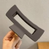 2#Deep coffee square clip