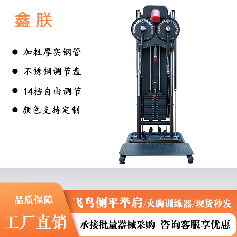 gimnasio equipo de ejercicios comerciales entrenador de elevación lateral brazo multifuncional indoor elevación de brazo fábrica de pájaros