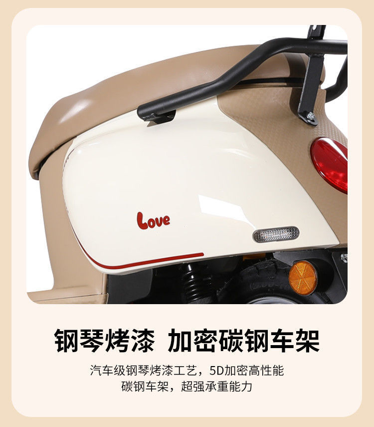 Cross-Border Wholesale of New Adult Electric Vehicles 60V72V, Men's and Women's Electric Scooters with License Plates, Long-Range Electric Motorcycles