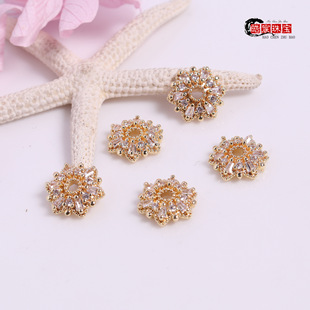 14k��ɫ΢��ʯ���� ��Ƭ���Љ|Ƭ���diy�����ֹ��Ʒ���