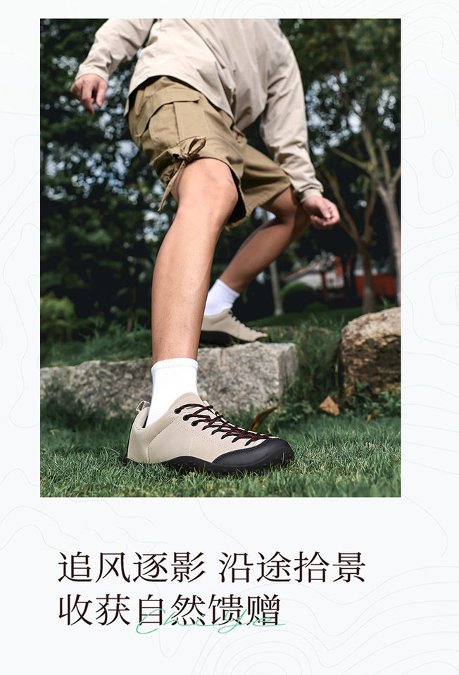Giày thể thao nam cỡ lớn mũi rộng, giày sneaker lưới thoáng khí đi bộ đường dài, đế bằng — Hồng phấn, Màu be, Xanh lá cây, màu đen chi tiết 14