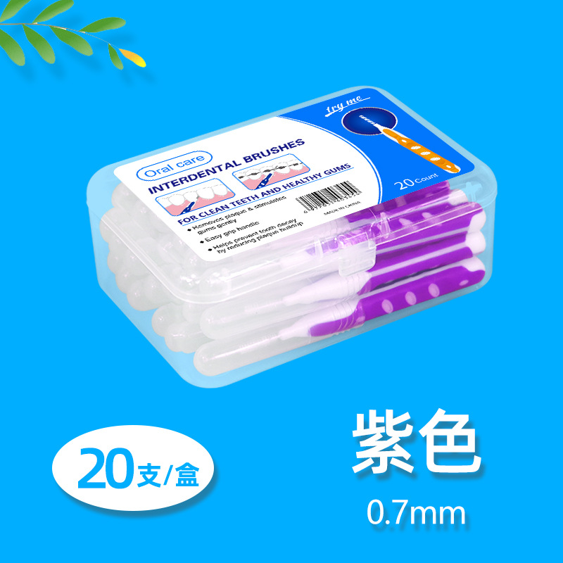 Cepillo Interdental Ortodóncico Set de 20 Limpieza Oral