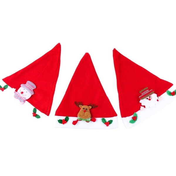 Christmas atmospheric children's velvet hat