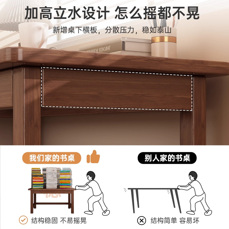 escritorio de computadora de madera maciza escritorio de dormitorio para adultos escritorio de escritorio simple escritorio de estudio rectangular escritorio