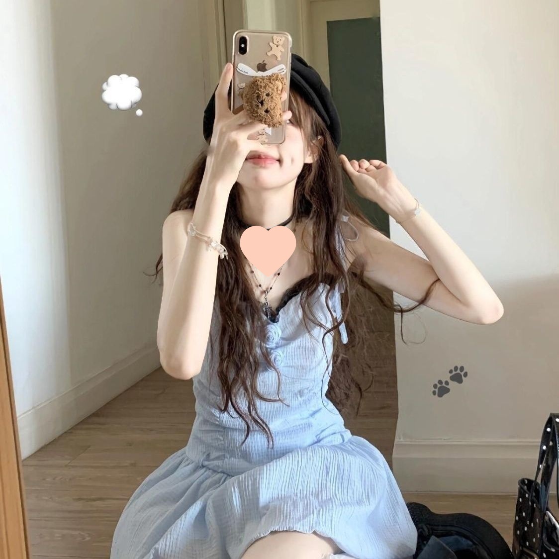 Blue summer dress