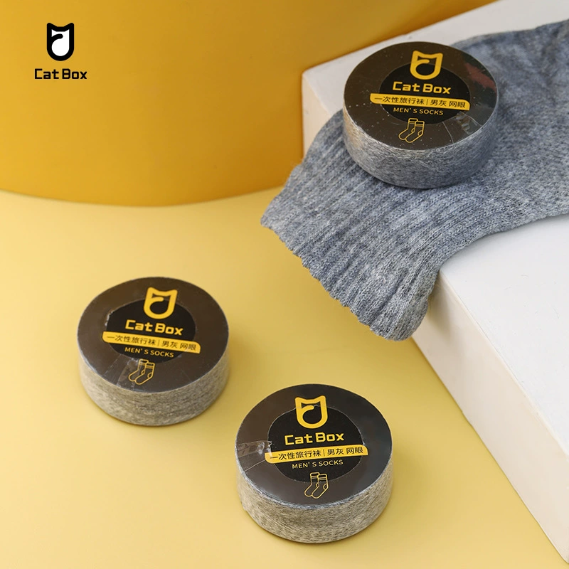 Одноразовые Компрессионные носки для путешествий, впитывающие пот, дышащие тонкие короткие носки для путешествий Four Seasons для мужчин и женщин, компрессионные портативные носки из чистого хлопка