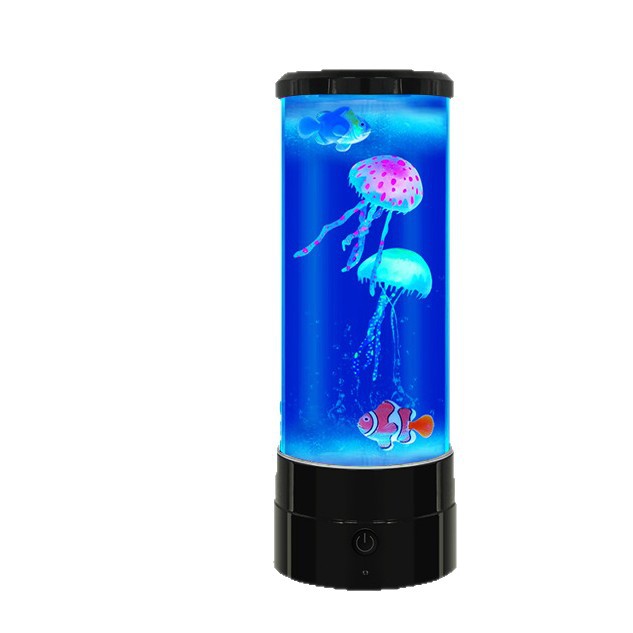 Venta al por mayor, lámpara de medusas con control remoto, luz Led nocturna transfronteriza, lámpara de mesita de noche usb para dormitorio en casa, lámpara de ambiente, lámpara de Navidad