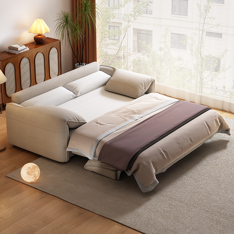 Elephant Ear Sofa Bed Foldable Dual-Purpose High-End B&B Hotel Room Furniture with Mattress Flip Sofa Bed