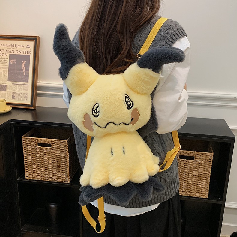 Pokémon Mimikyu Mini Backpack Plush Cartoon Eevee Doll Backpack Children's Gift