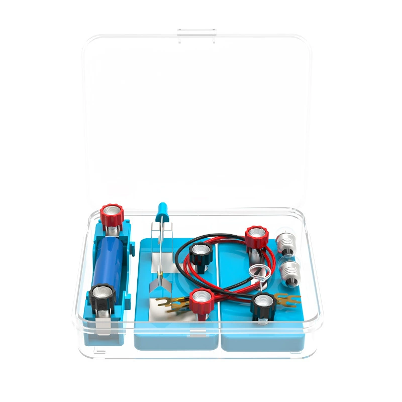 Set for students, equipment, teaching aids, science, circuit
