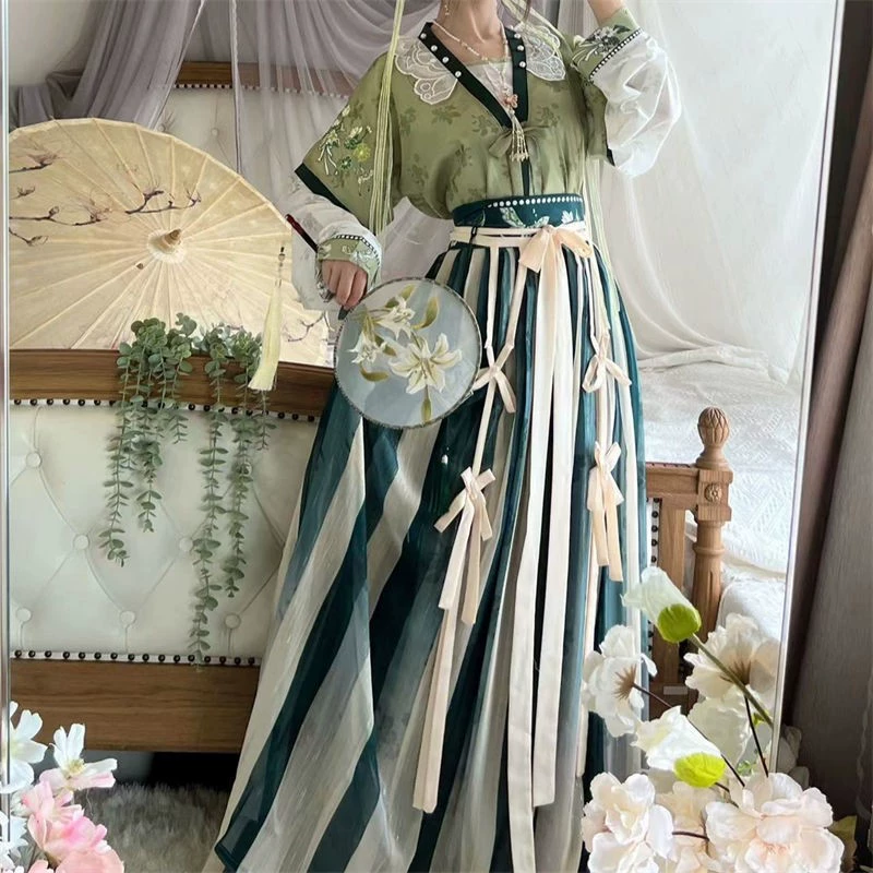  Magnolia Flat Die была пьяна, оригинальный аутентичный повседневный талисман талии, грудь, грудь тонкая, высокий взрослый леди ханфу