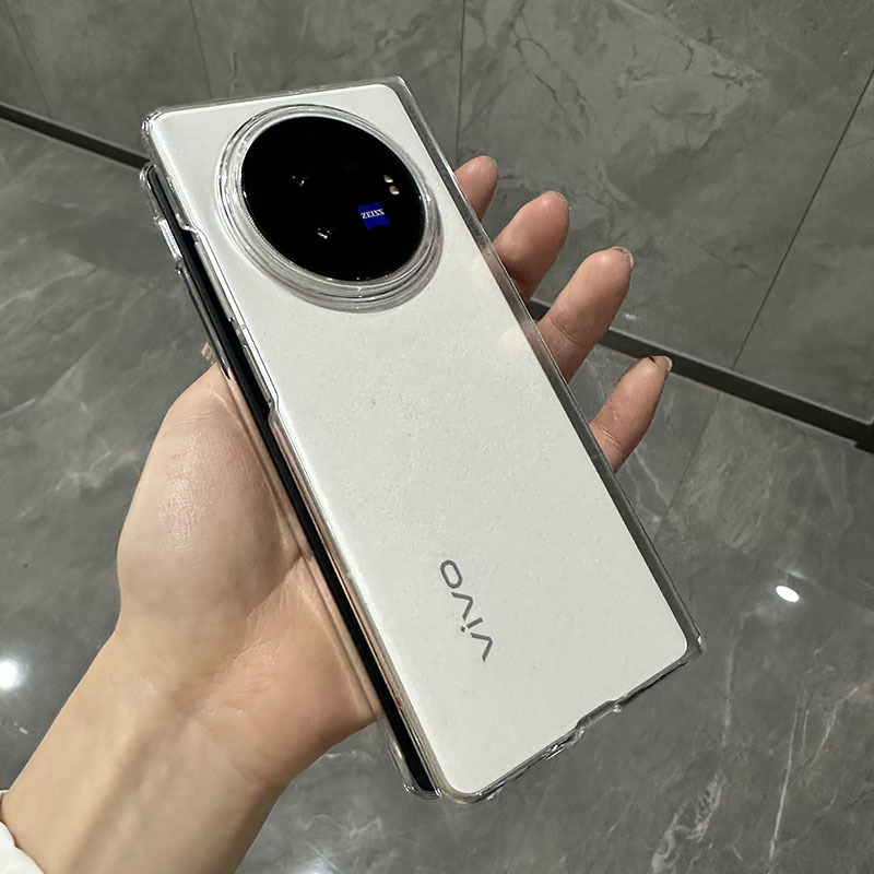 适用vivoxfold3透明手机壳xfoId5折叠屏fold3pro超薄保护套防摔硬|undefined
