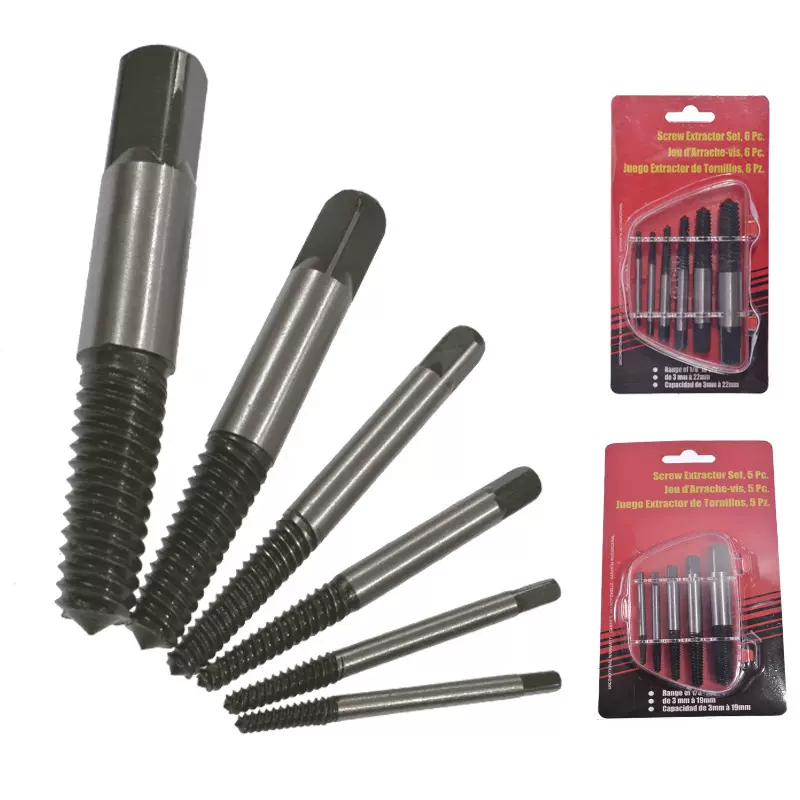 断丝取出器单头三角阀水管滑牙提取工具拆除破损螺丝取出器套装