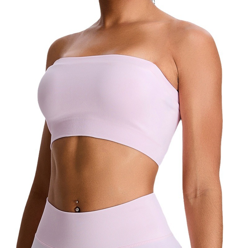 [Procesamiento personalizado] Nuevo vestido sin pellizco transfronterizo para adelgazar el pecho con una camisa deportiva sexy sobre el pecho