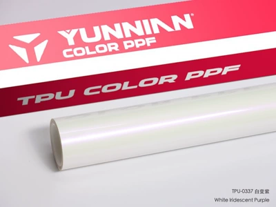 application TPU car color change, Auto Color Change Film - tpu-white-and-purple-suitable-for-both-wet-and-dry-use-15215m