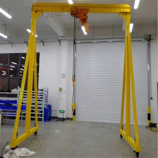 定制手推龙门架小型电动可升降移动龙门 电动旋转360度微型龙门架