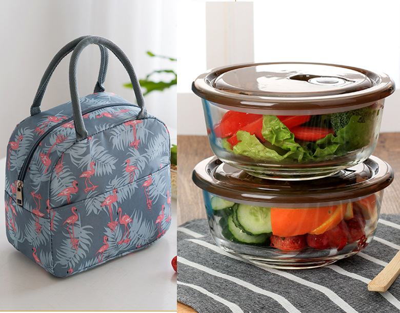 Presión negativa fresco-mantenimiento cuenco tazón de vidrio refrigerador sellado tazón de regalo tazón conjunto caja de regalo apertura actividad regalo al por mayor