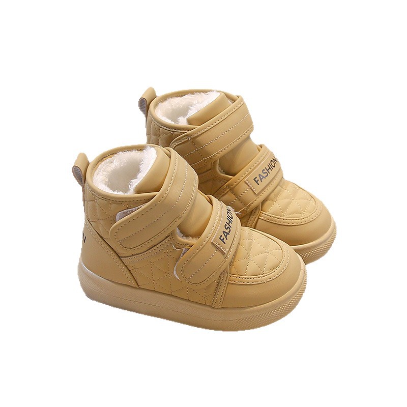 Botas de nieve para niños 2025 invierno nuevo impermeable y espeso de lana para niños botas de algodón para niñas botas de algodón caliente image 6