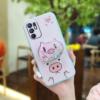 Applicable OPPO RENO6 4G mobile phone case new simple soft shell luxury, cute pure color trendy animation