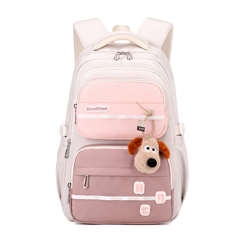 Natural Fish New Leisure Mochila Cross-border femenino Junior High School Student Schoolbag Fashion Travel estilo universitario Mochila