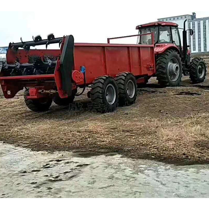 全自动颗粒肥撒肥车 农用有机肥撒肥车 双绞龙式后抛撒肥车