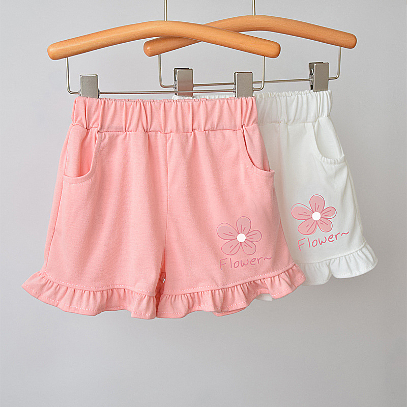 女童短裤夏季薄款童装儿童运动裤夏装时髦三分阔腿裤大童休闲裤子