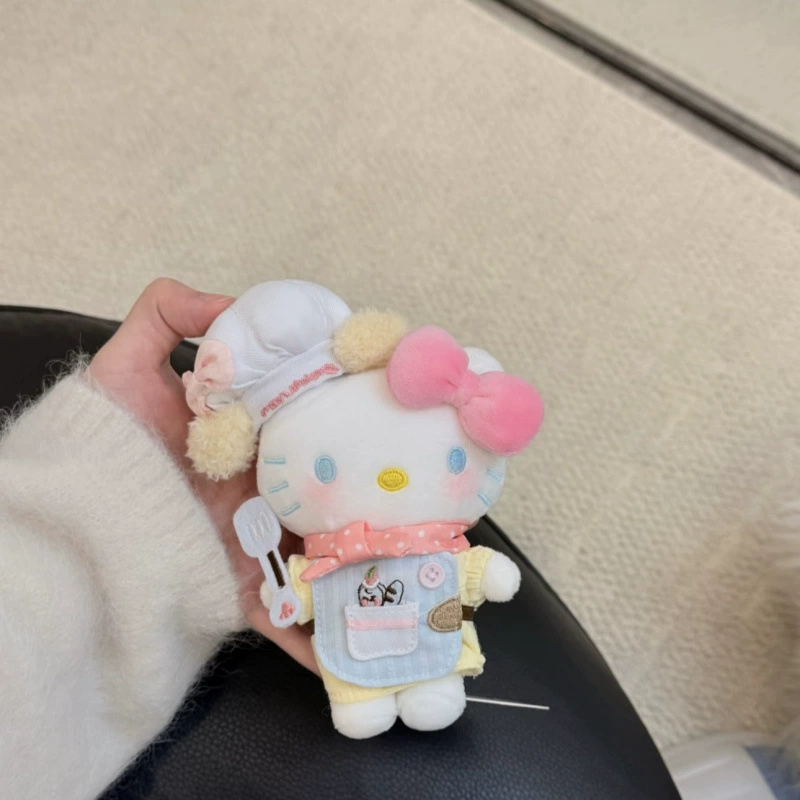 Sanrio, hello kitty, подлинная классическая мультяшная плюшевая кукла, сумка, упаковка, брелок