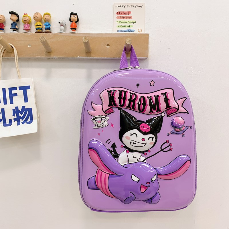 Comercio exterior niños 3D mochila de cáscara dura nueva mochila de jardín de infantes de animales pequeños mochila de hombros de dibujos animados ultraligera