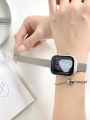 Apple Watch 78 with S9, New Kitty Cat Milanese Strap for iWatch 65SE