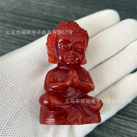 Lion's Tooth Agate Pixiu Handball Handle Teapot Ornament Collectible Live Stream Gift Wholesale Gift