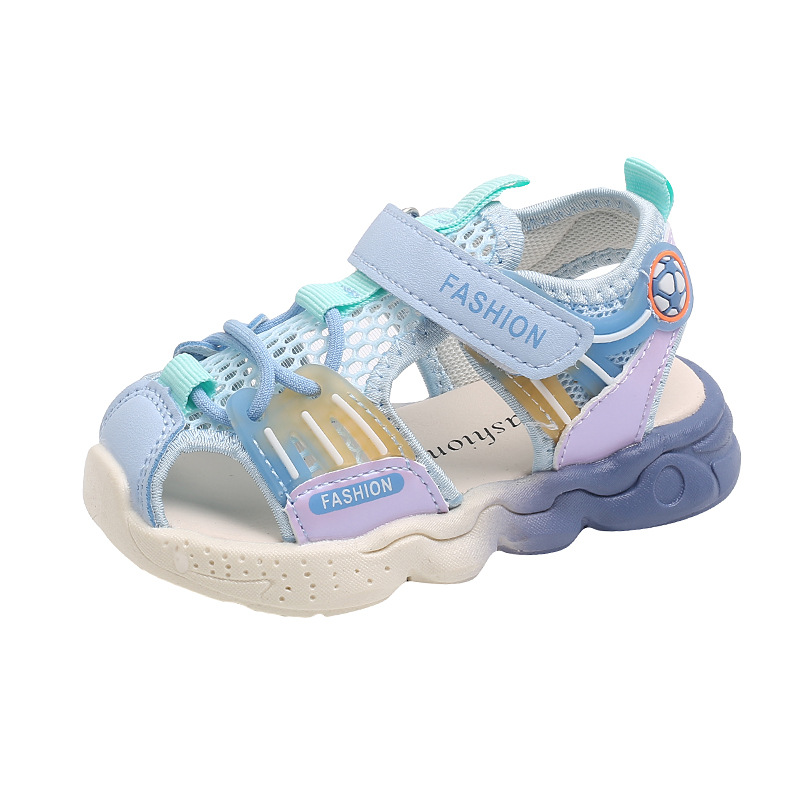 Baotou Sandals Gradient Soft Sole Children's Boys and Girls Baby Sports Anti slip Fashion Lightweight Beach Shoes_voghion.com