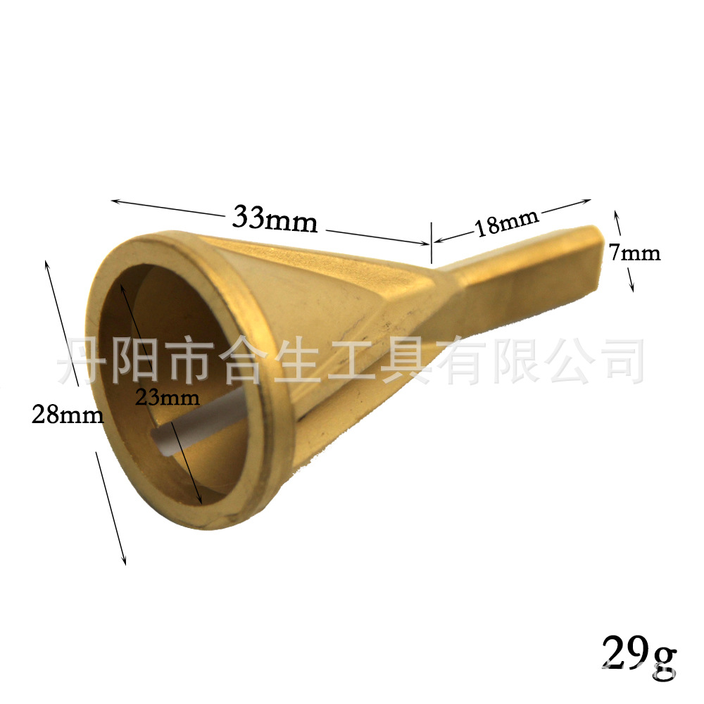 Nuevo biselador externo transfronterizo, desbarbado de acero de alta velocidad, mango triangular de tres hojas, mango hexagonal, taladro eléctrico negro dorado