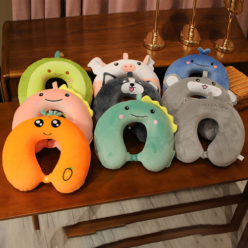 U-shaped Pillow Cervical Support Neck Pillow with Removable Cover, Memory Foam U-shaped Head Pillow, Neck Support Pillow, Neck Pillow for Sleeping, Available for Dropshipping