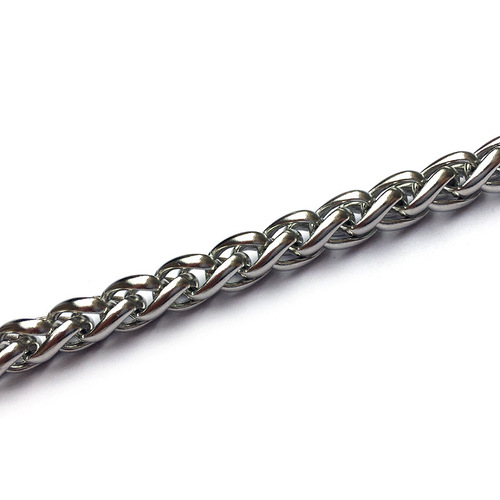 Wholesale flower basket chain keel chain customized stainless steel chain decoration chain hardware luggage chain metal hanging chain