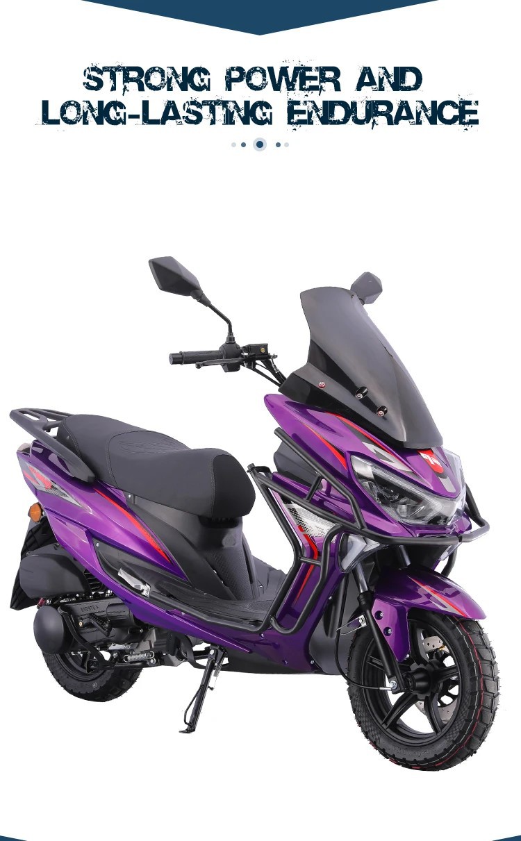 New Year's Export Specializes in Jch2.0 Saber-Tooth Tiger Motorcycle 150Cc Adult Gasoline Scooter, Fuel-Efficient and Economical