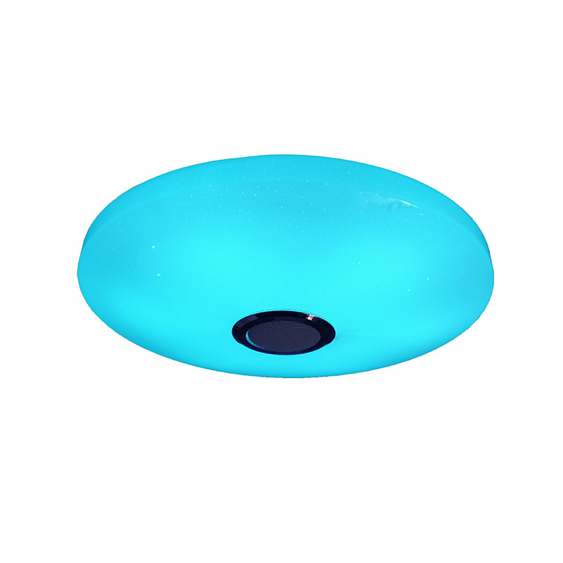 2023 Bluetooth música luz de techo inteligente RGB colorido control remoto APP Bluetooth luz de techo pequeño paquete transfronterizo